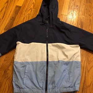Windbreaker jacket size large runs small